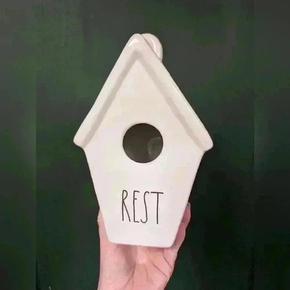 Rae Dunn  Rest birdhouse - Picture 1 of 5